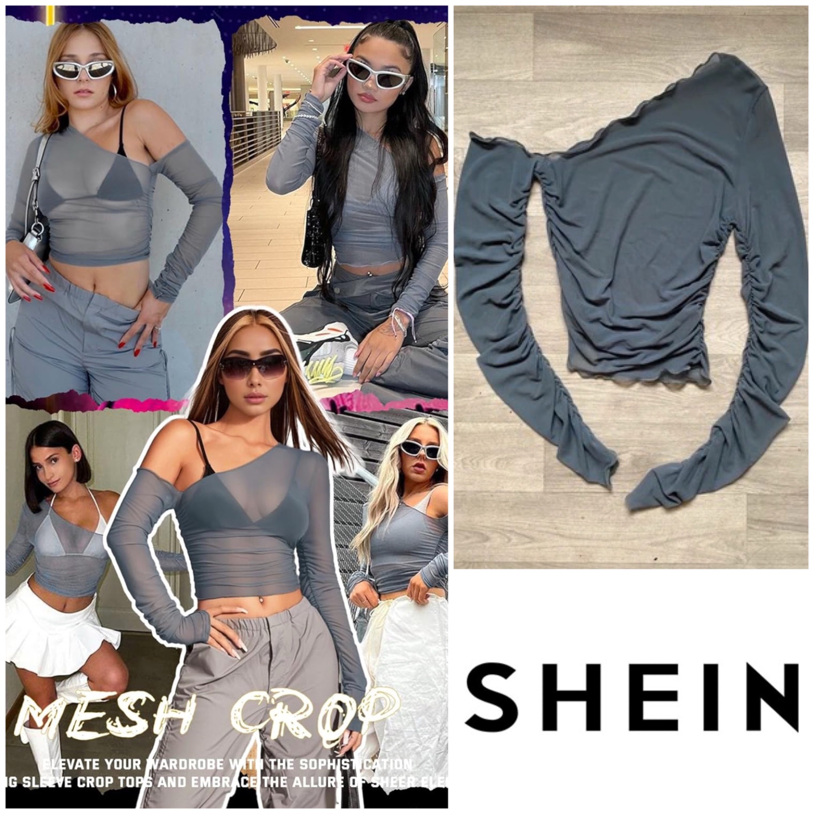 Shoulder asymmetric top taille L