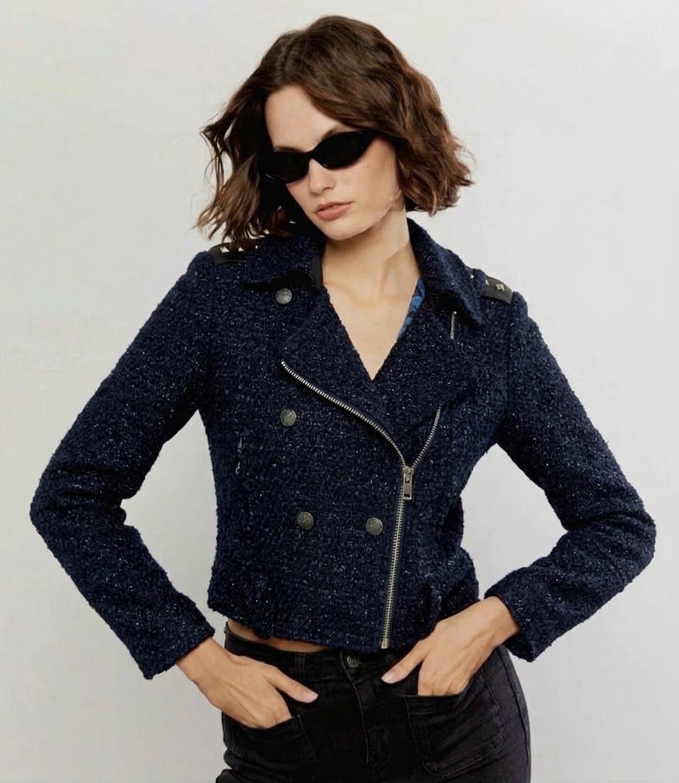 Guess en tweed pailleté
