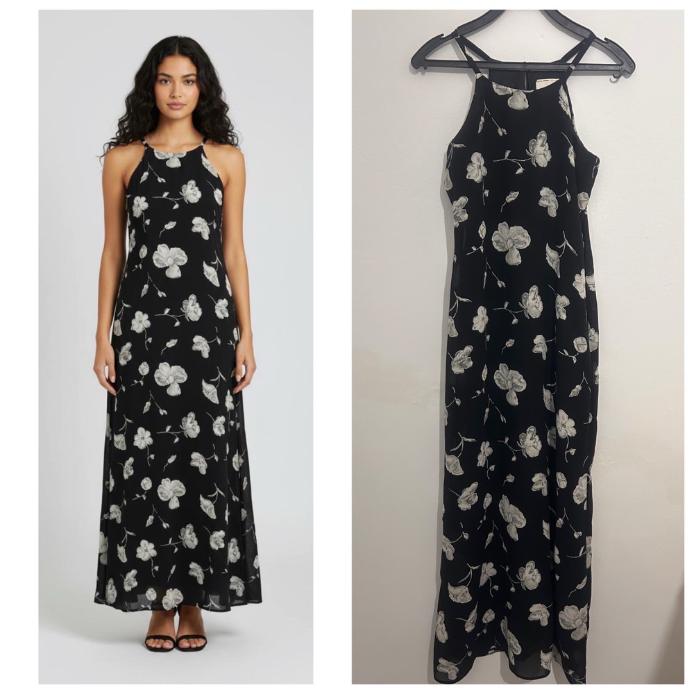 Robe maxi floral
