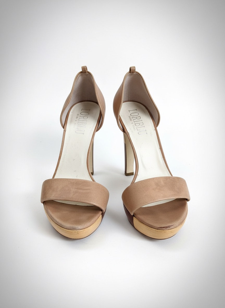 Escarpin en cuir de la marque de luxe loriblu