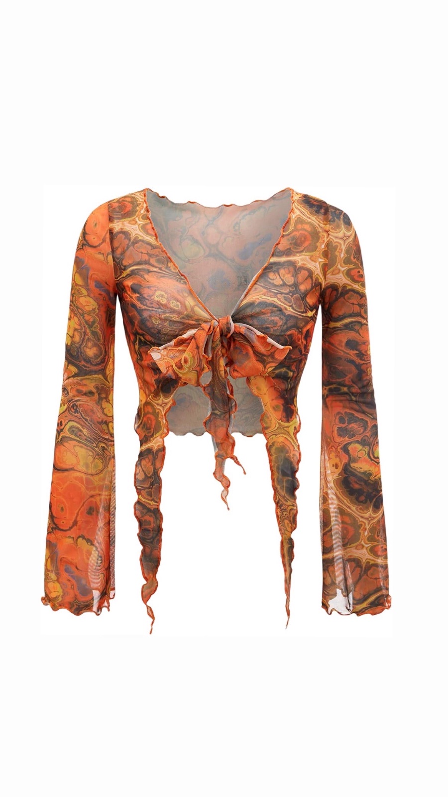 Top mesh transparent