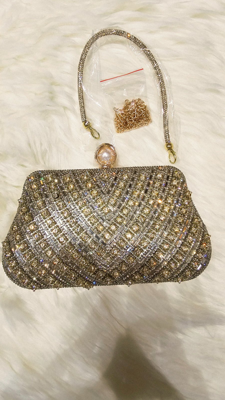 Sac soirée dorée 