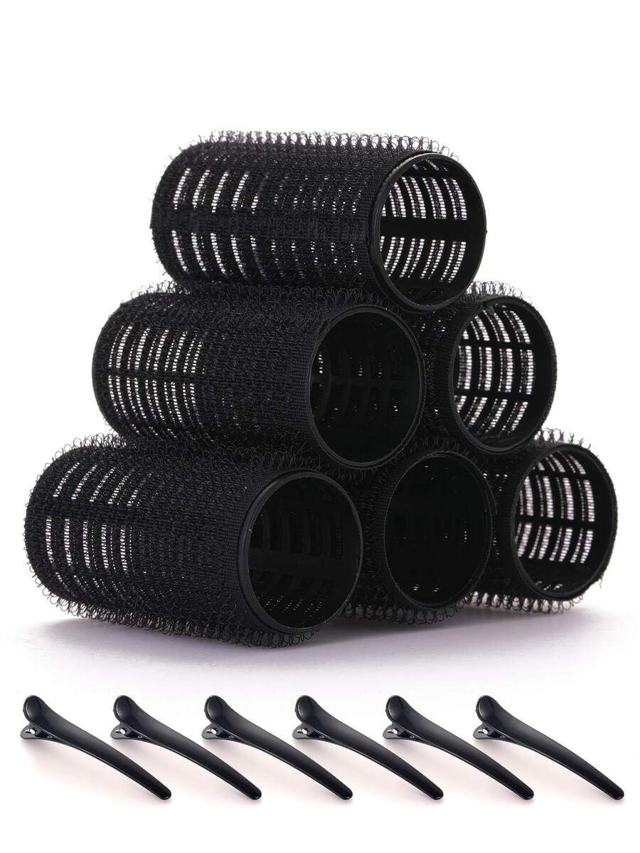 6 hair rollers