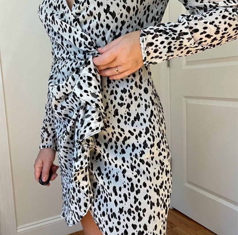 Zara leopar dress