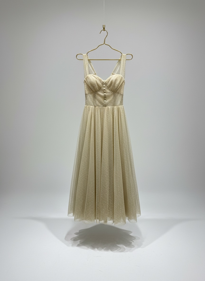 Robe de soirée champagne pailletée