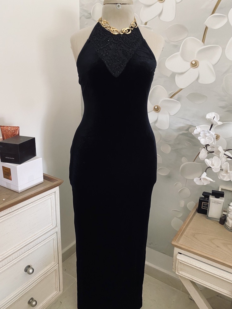robe soirée très classe en velours