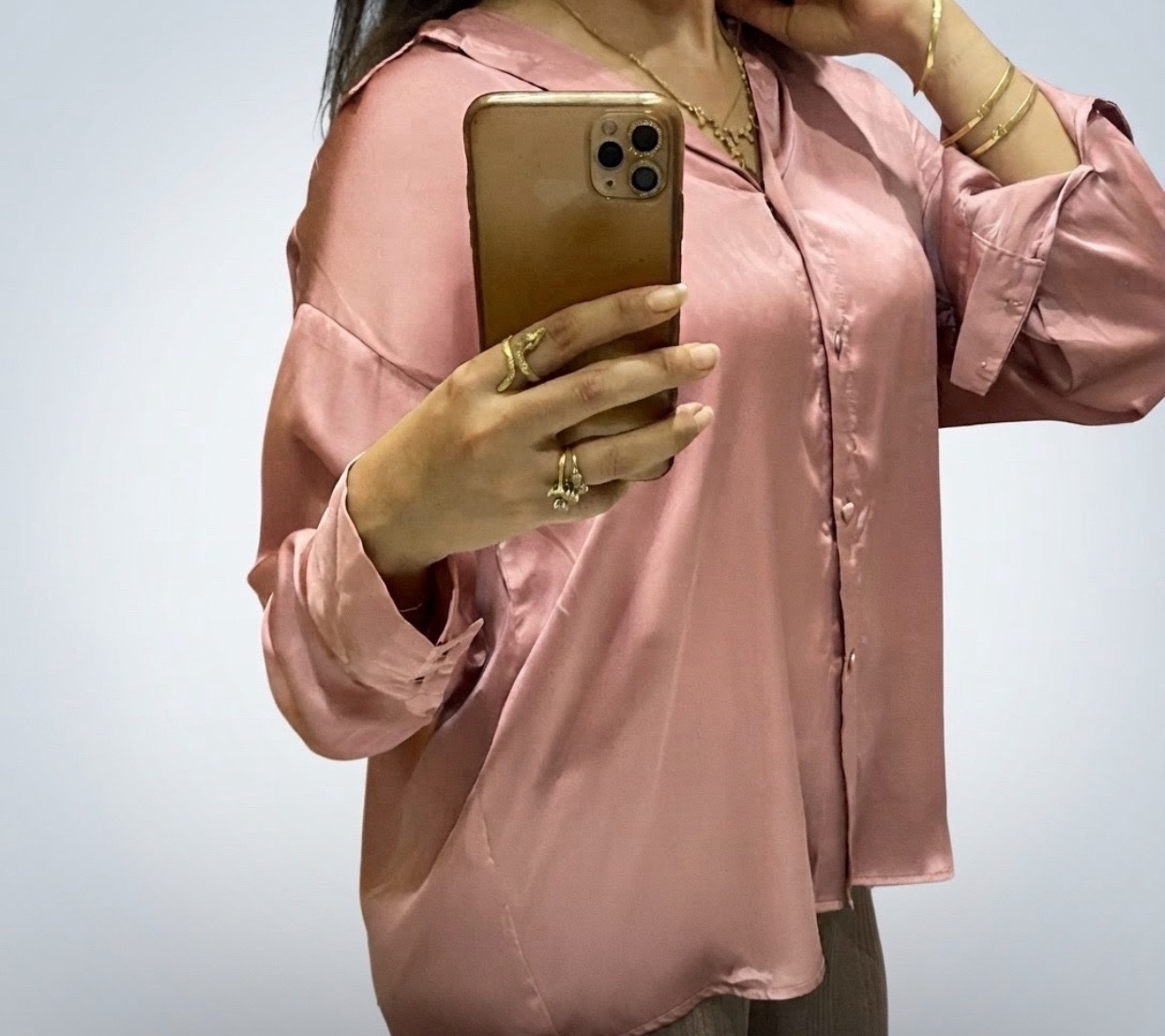 Chemise satinée ZARA