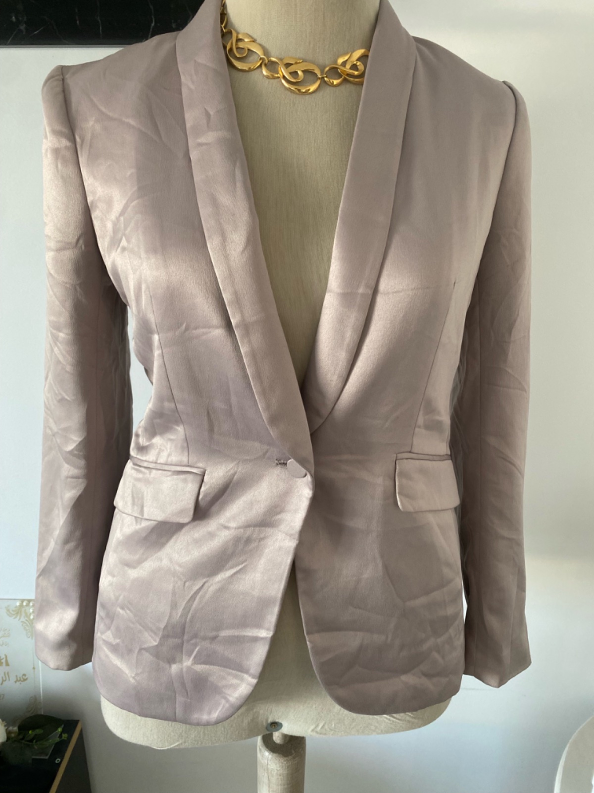 Blazer satiné H&M