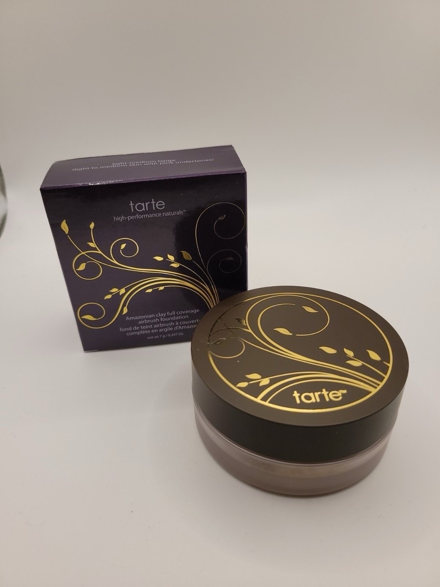 Fond de teint poudre TARTE teinte MEDIUM TAN SAND pour peau brune