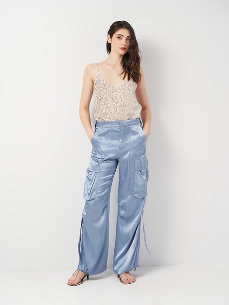 Cargo satiné ZARA