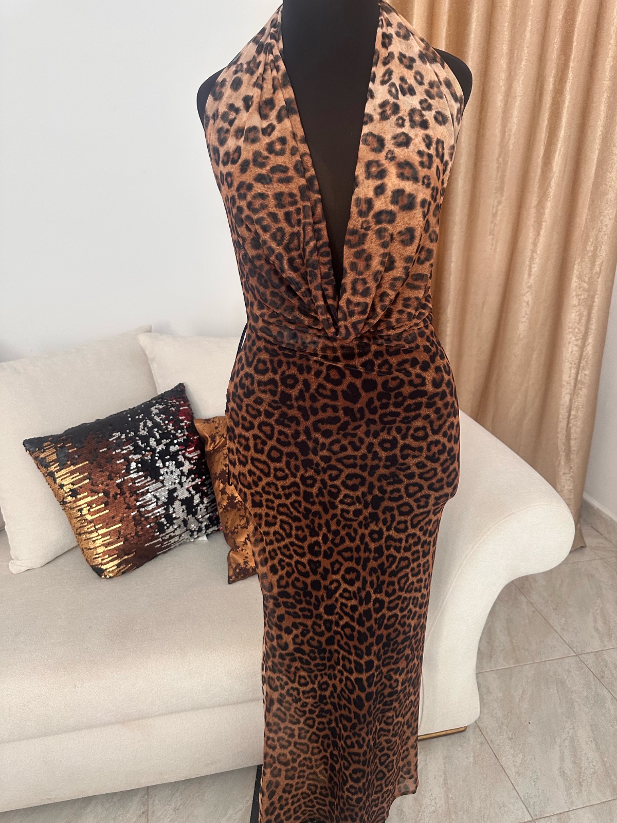 Robe imprime tigre 