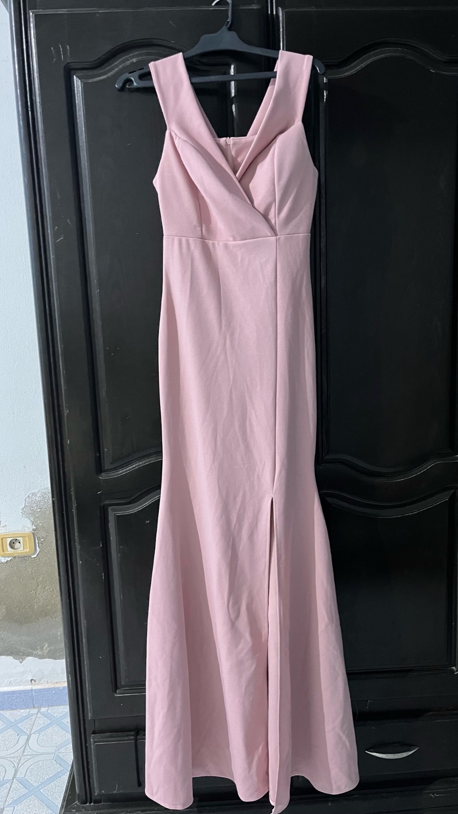 Robe rose poudré