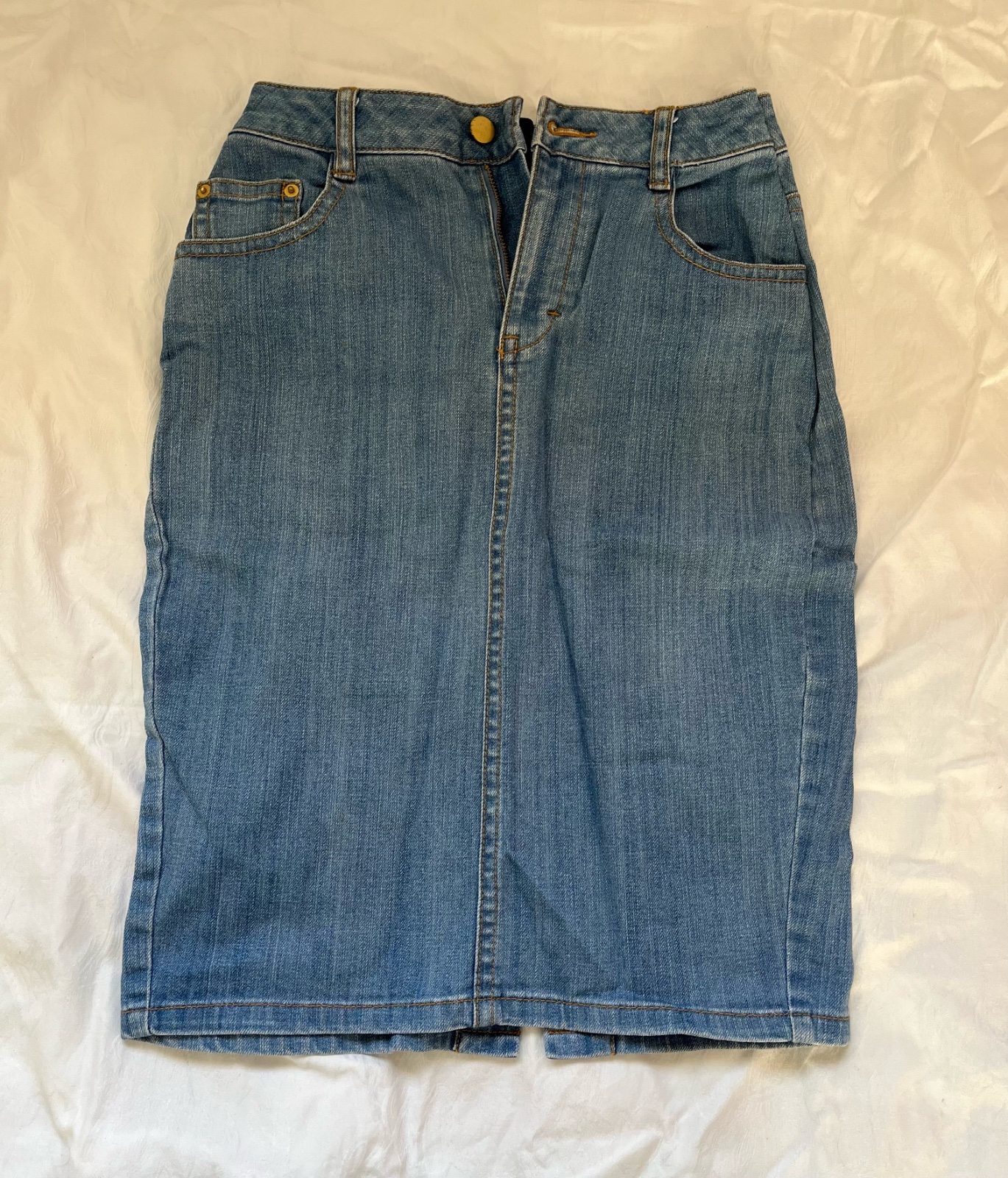 Jupe jean bleu clair 