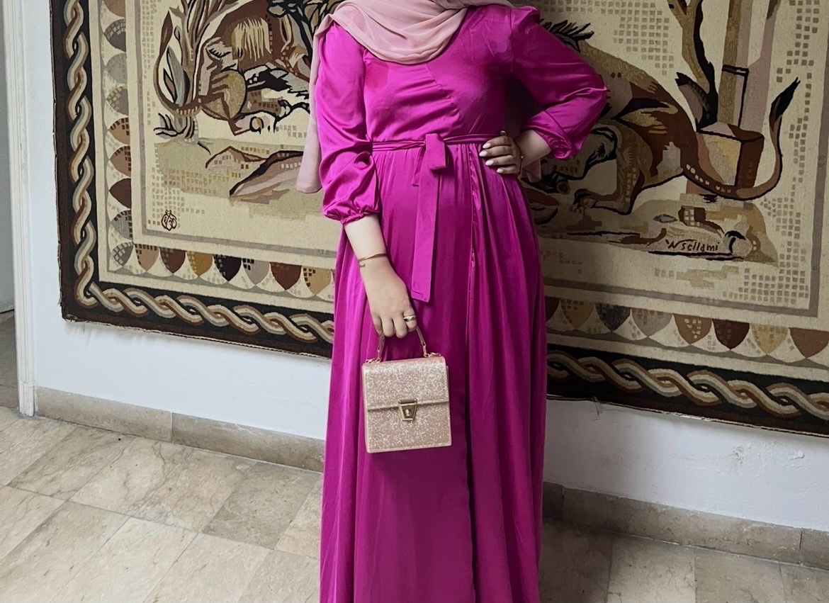 Robe satin 