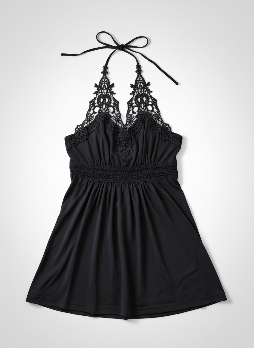 Robe noir courte