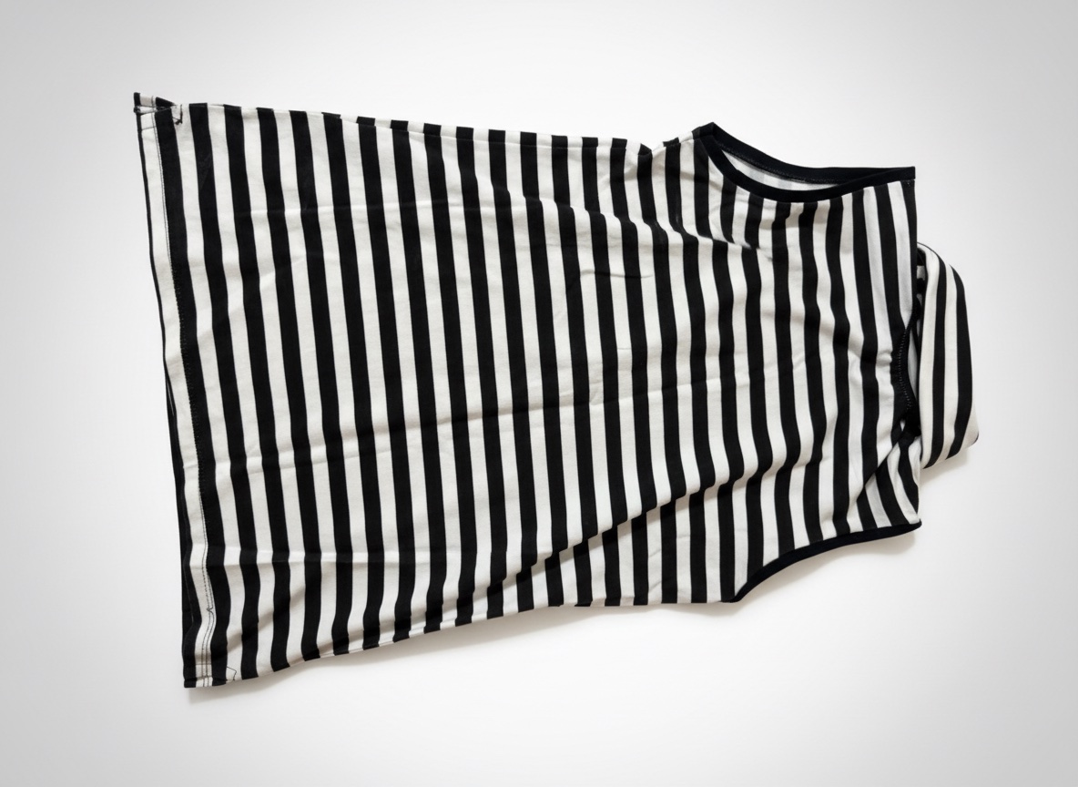 Pull à rayures noires et blanches de la marque Zara.