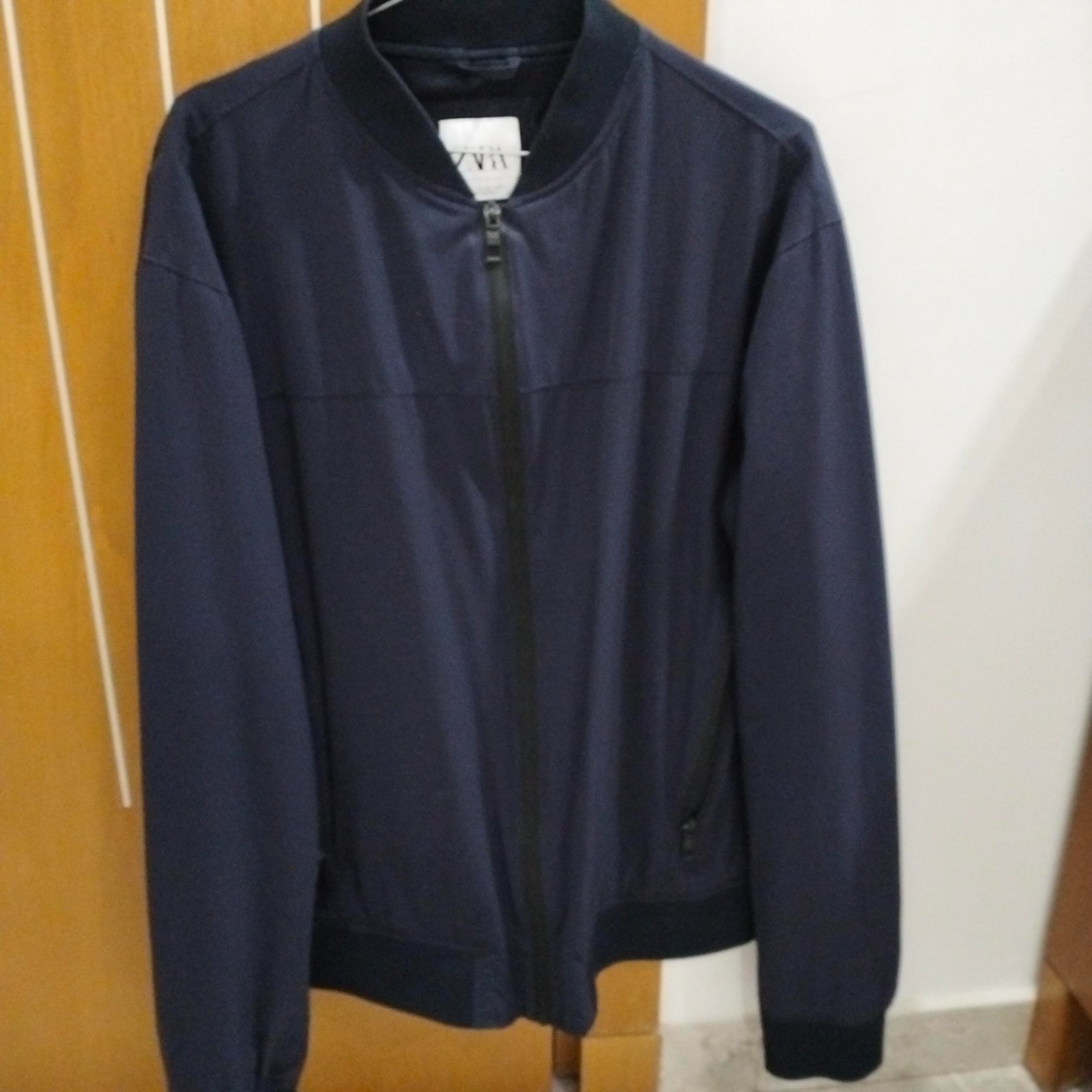 Blouson bleu nuit zara