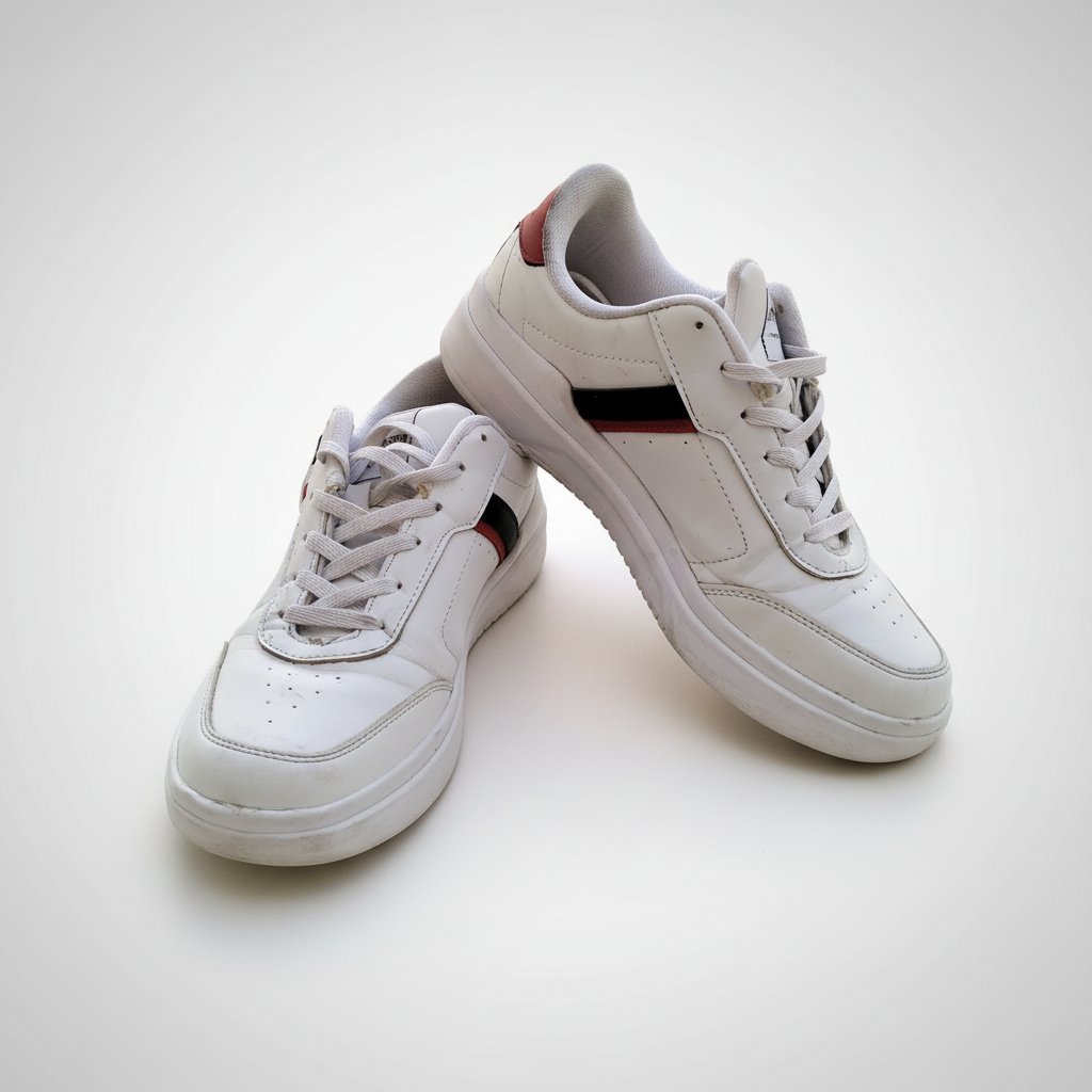 Des baskets blancs pointure 37 dela marque US Polo très confortables un peu abîmés de l intérieur comme mentionné dans la photo 
