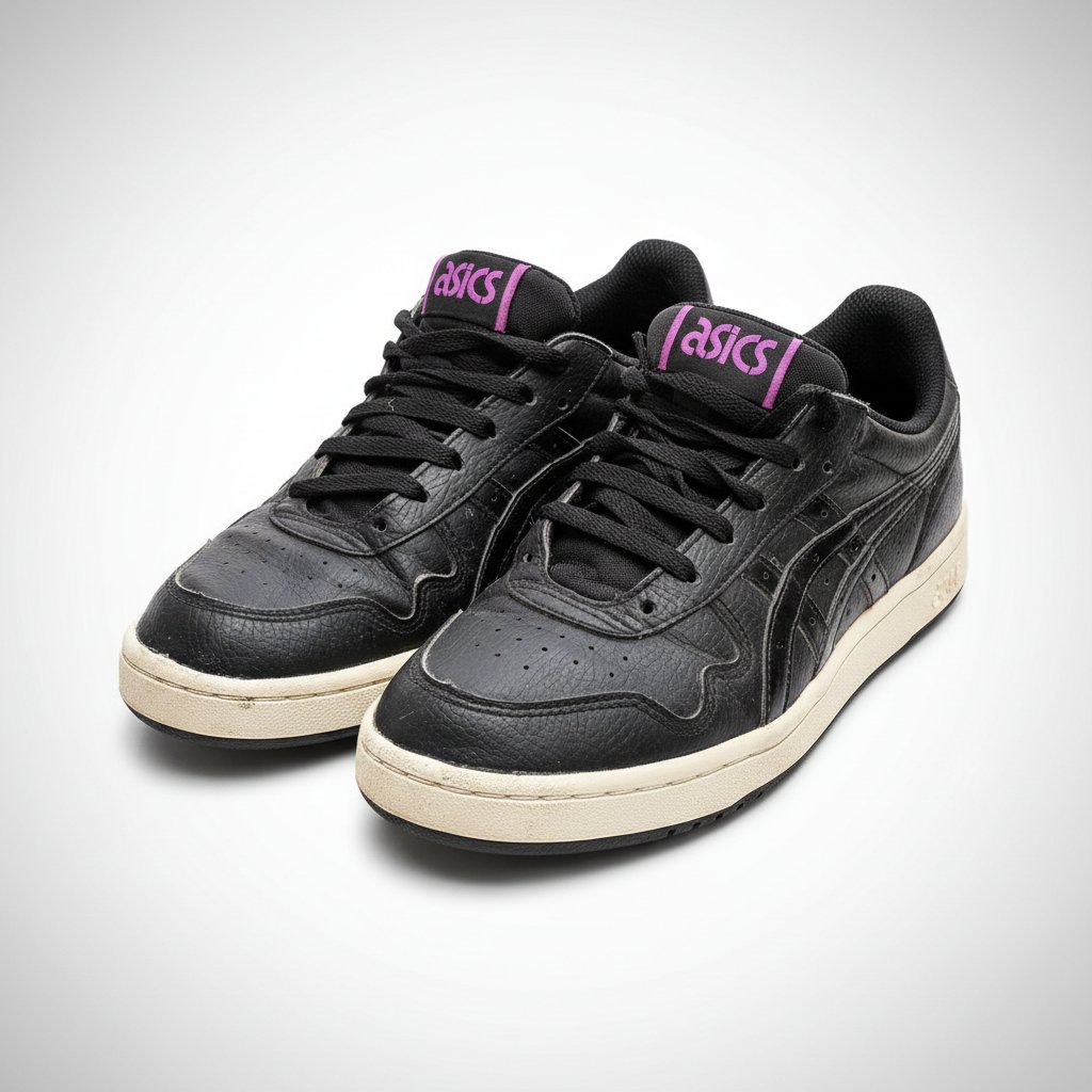 Des baskets noires Asics 