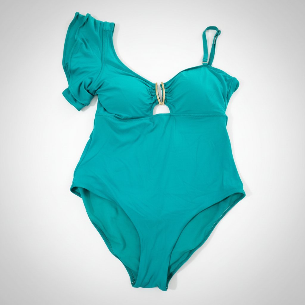 Maillot une pièce vert d'eau 
