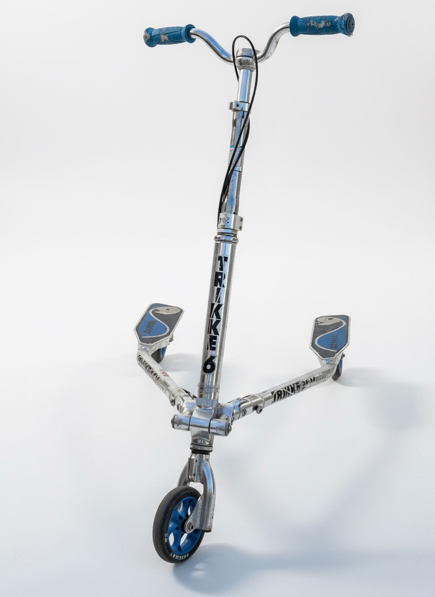 Trotinette à trois roues motrices par mouvement du corp.. trikke6