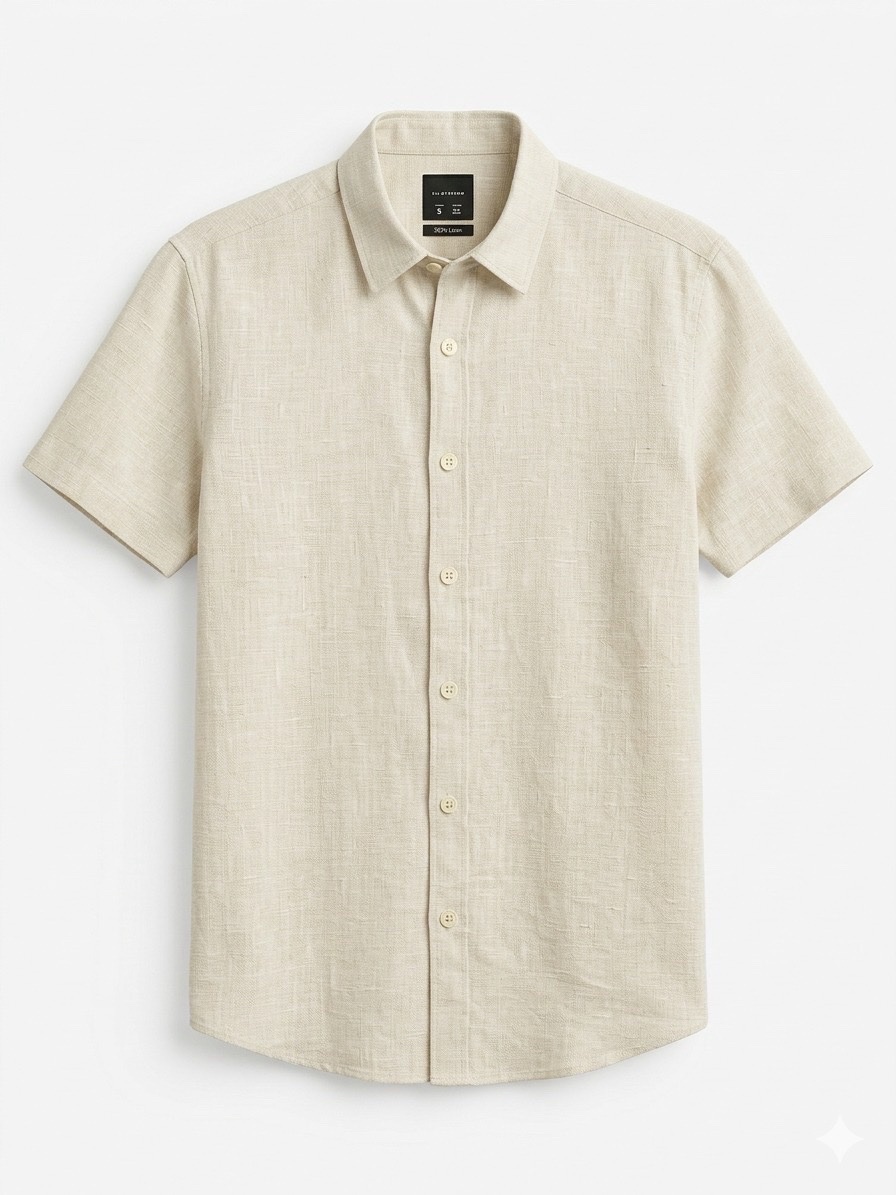 Chemise en Lin Beige 🏖️ LEFTIES