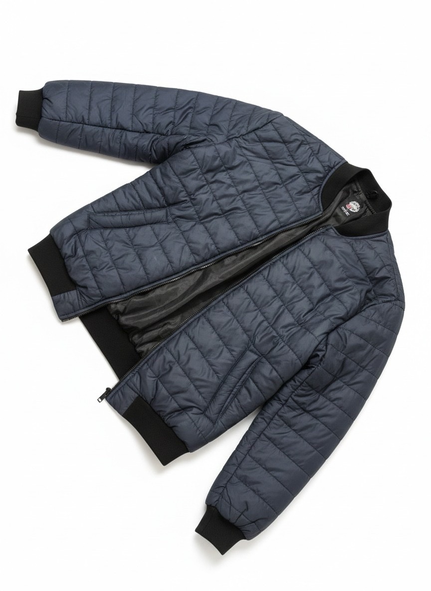Doudoune Matelassée Bleu Marine – Look Urbain & Confort 🧥💙