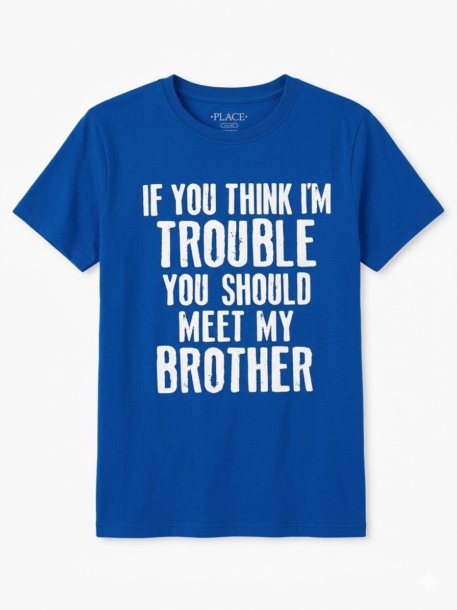 TT-shirt bleu vif  taille:13-14years old 💙💙