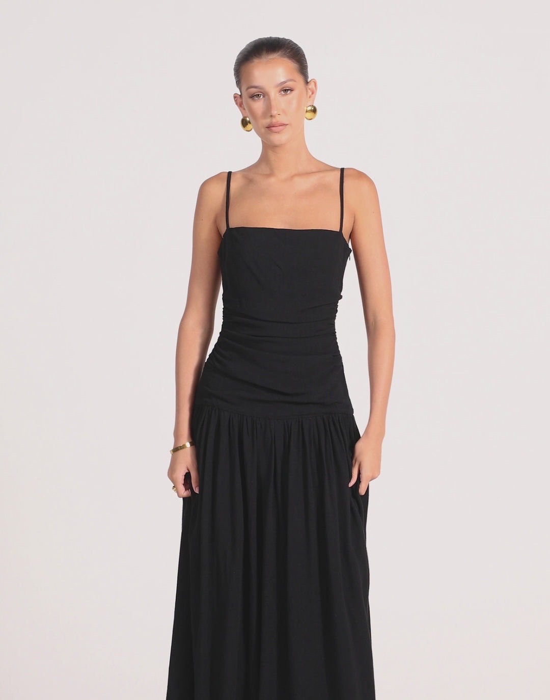 Robe noir longue