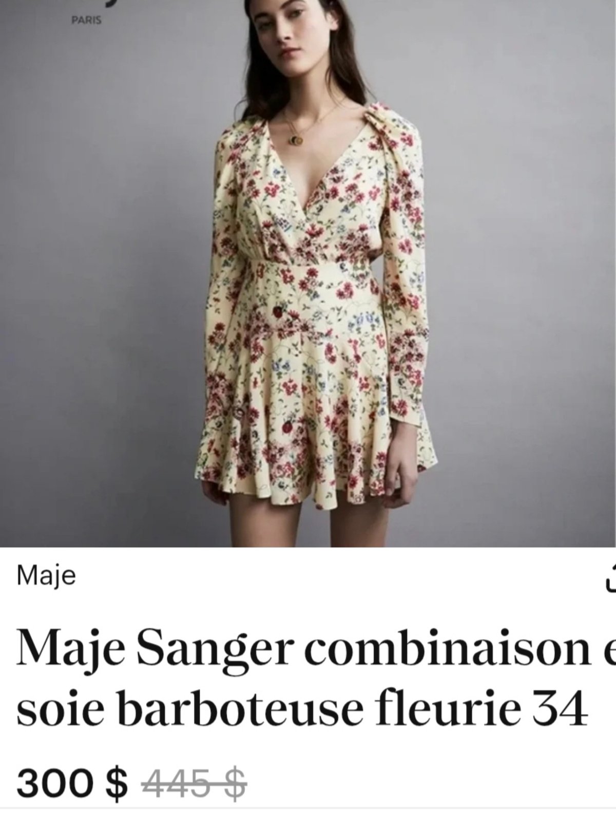 Maje en soie  300€ prix réel 