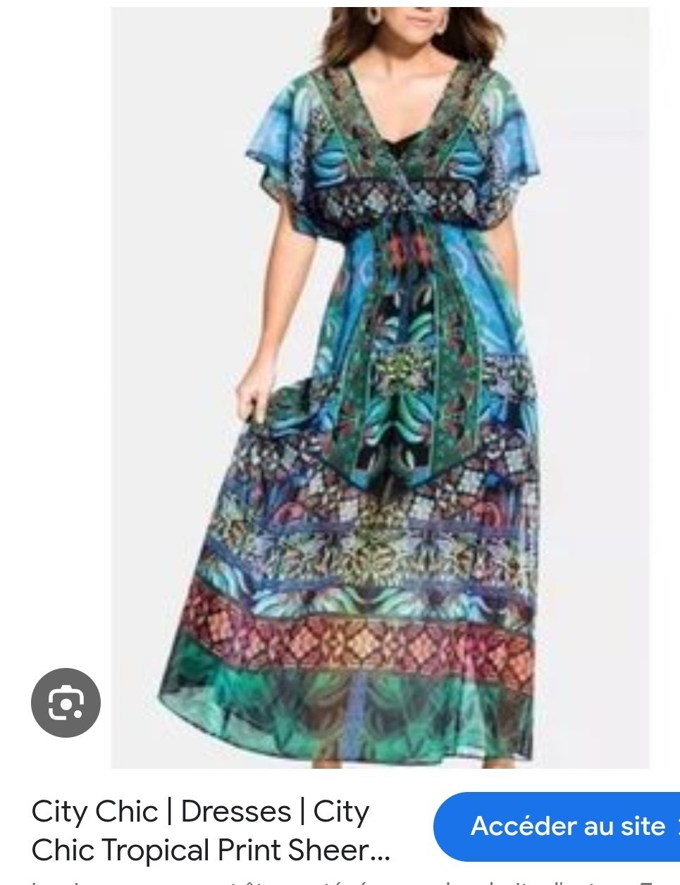 Citychic  robe mousseline 