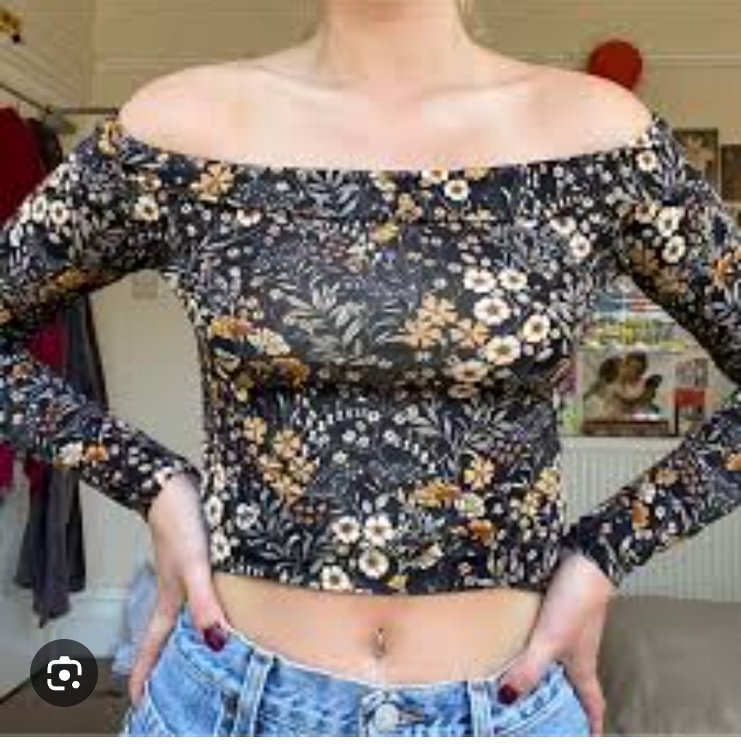 H&M top à fleurs 