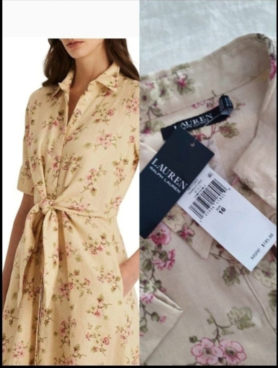 Ralph Lauren ♥️♥️sublime robe 9amraya neuf une bonne idée pour offrir un cadeau 