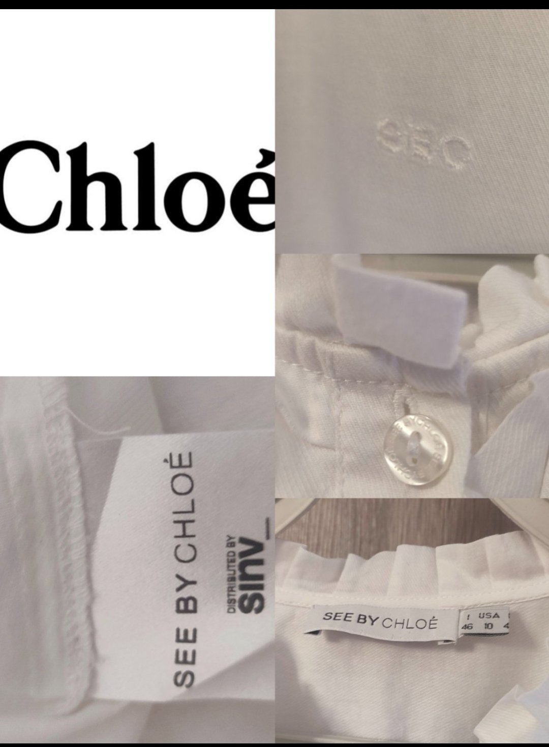 Sublime chemise Chloé etat neuf 