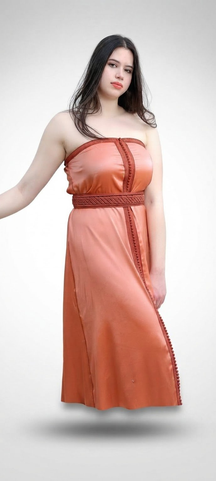 Caftan shantung 