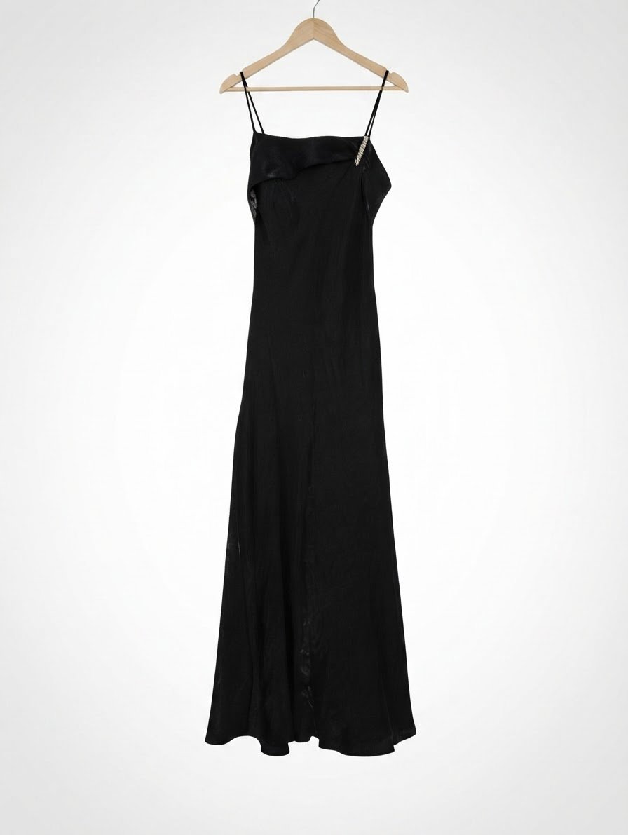 Robe de soirée satinée