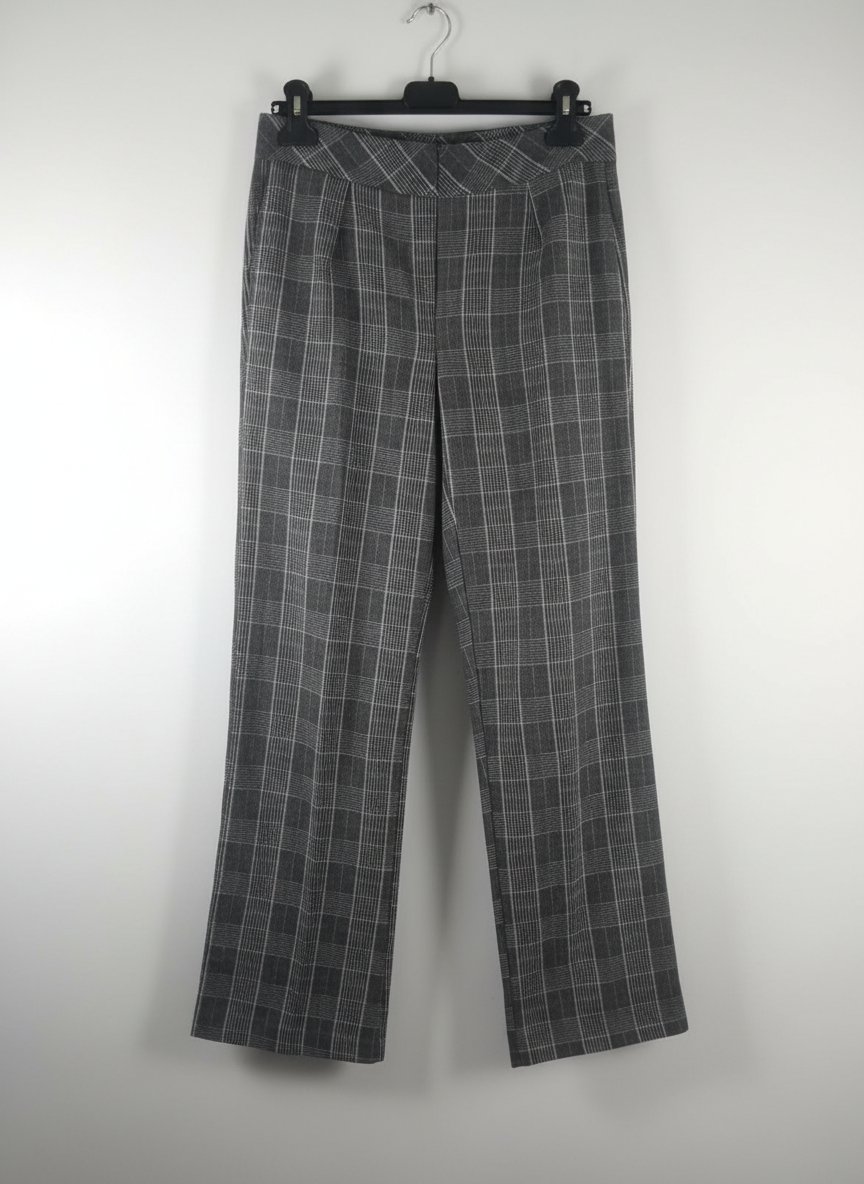 Pantalon carreaux gris 