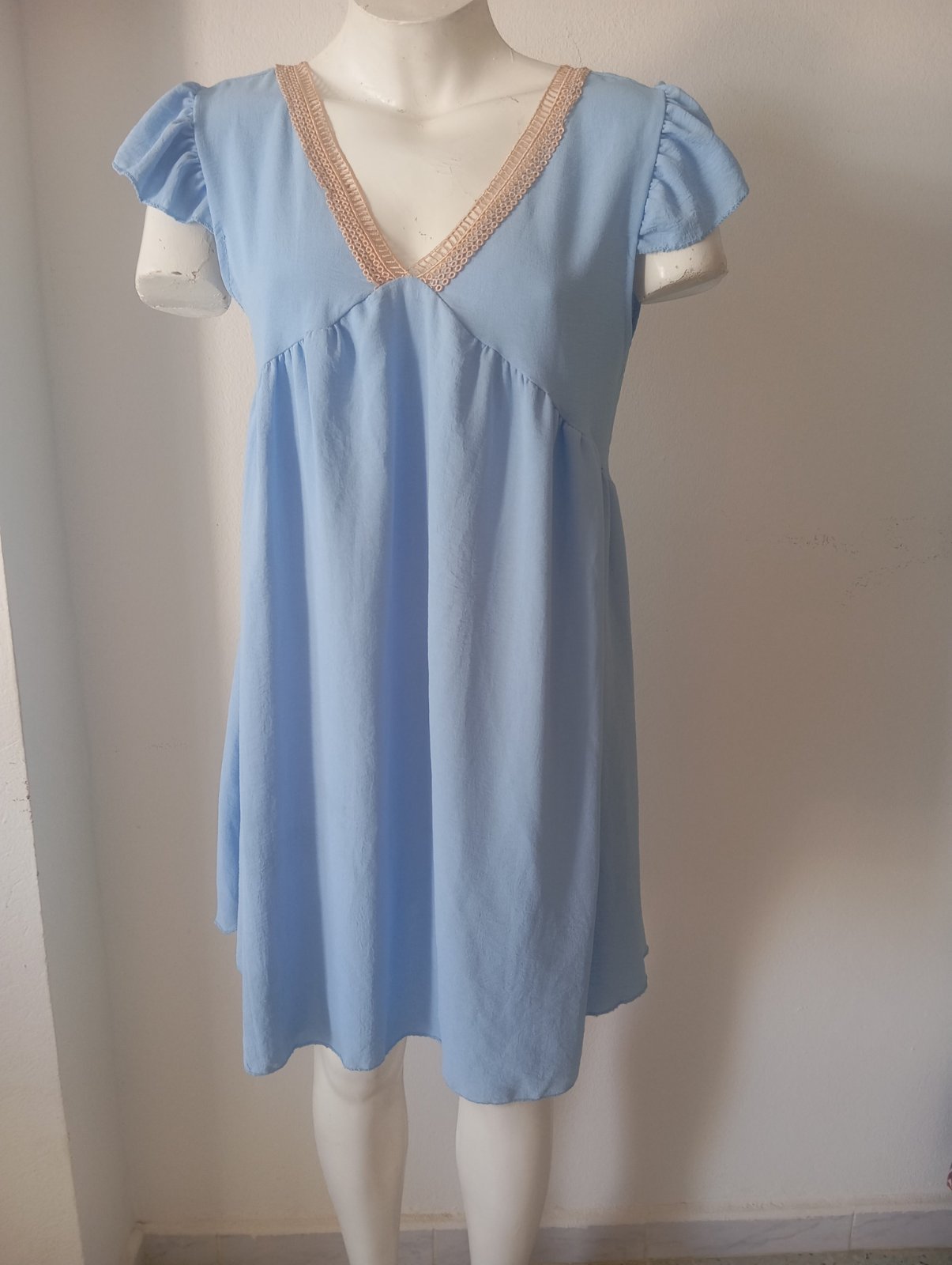 Mini robe bleue