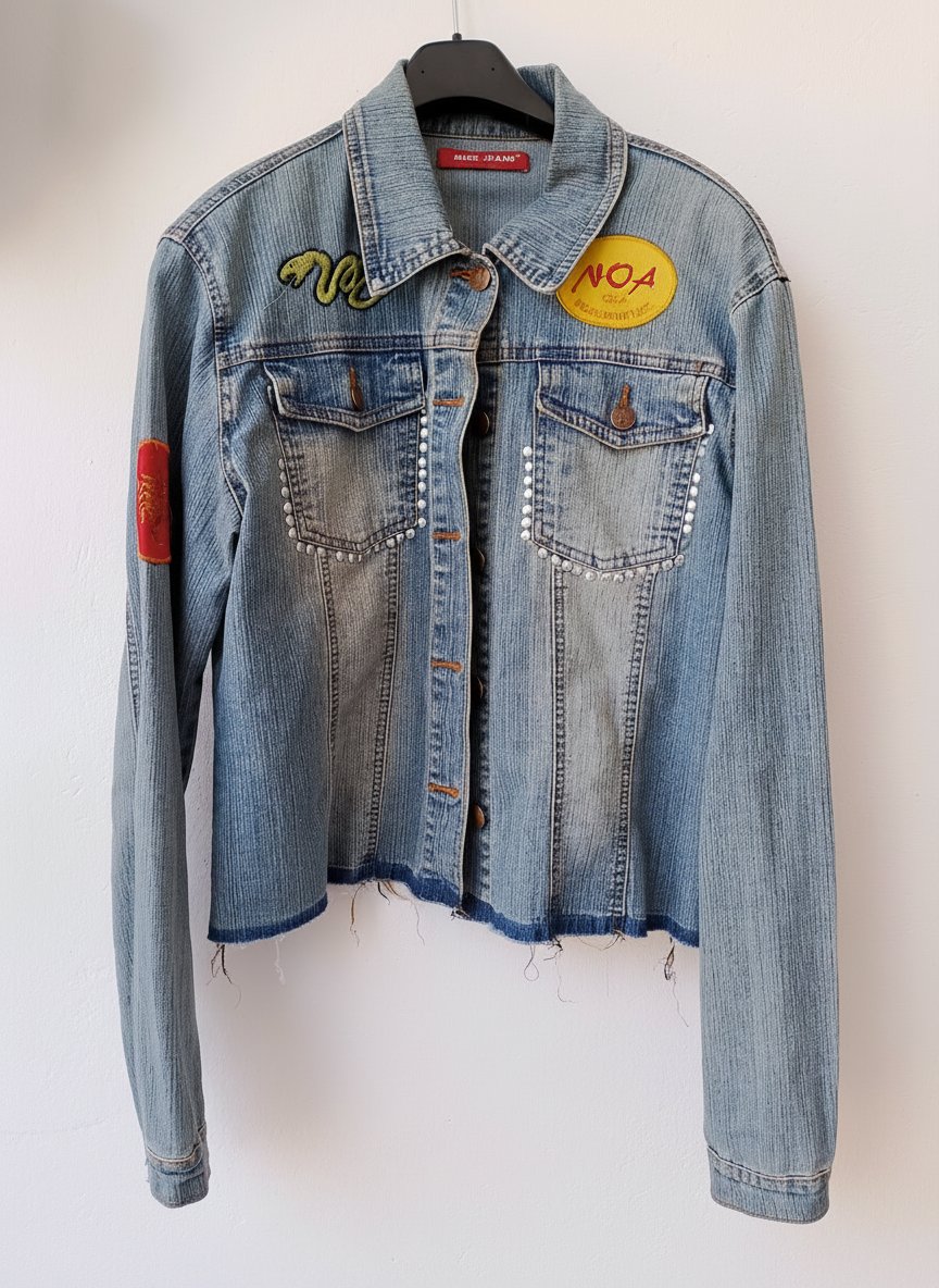 Gilet jean femme 