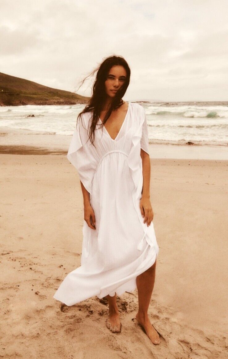 ZARA WHITE KAFTAN