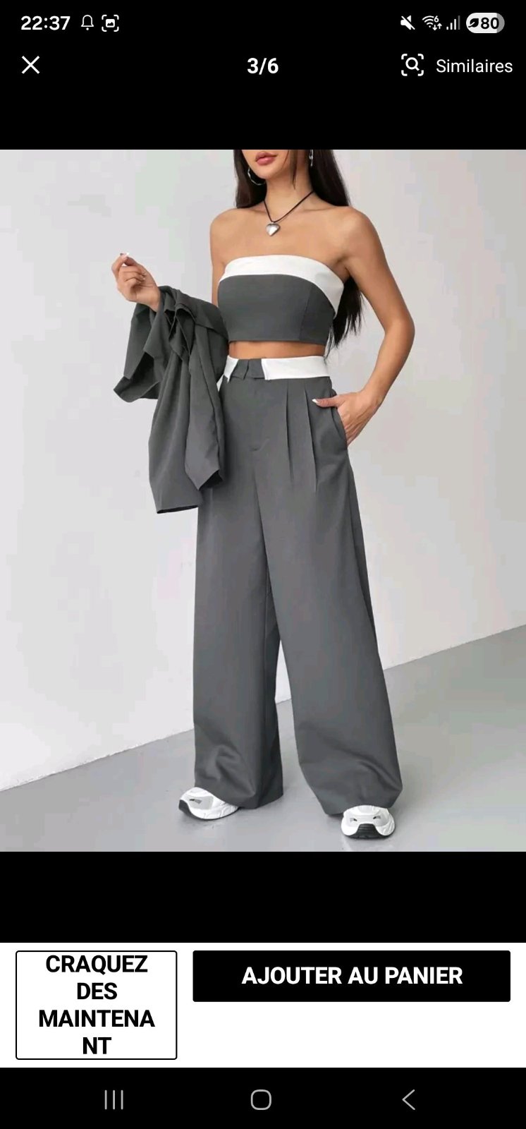Set gris taille xs