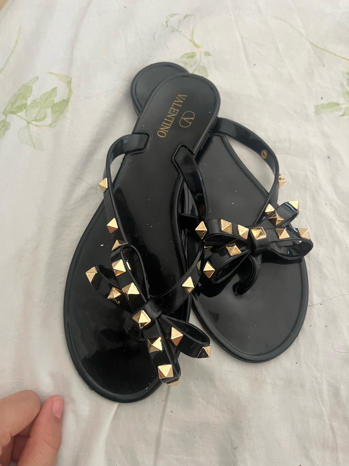 Claquette en caoutchou valentino 