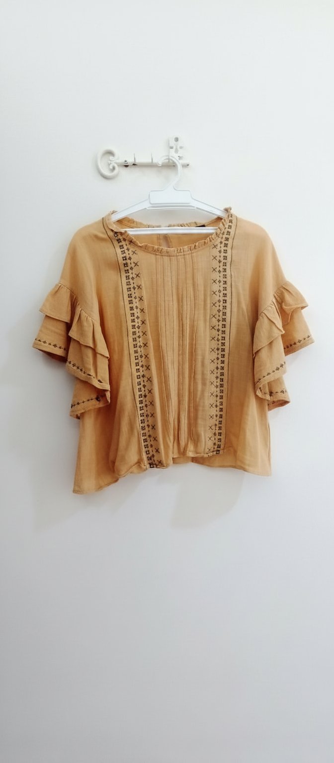 Chemise moutarde