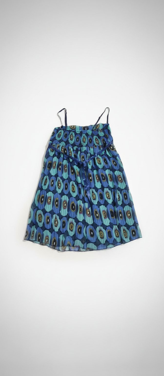 Robe bretelles plissée 