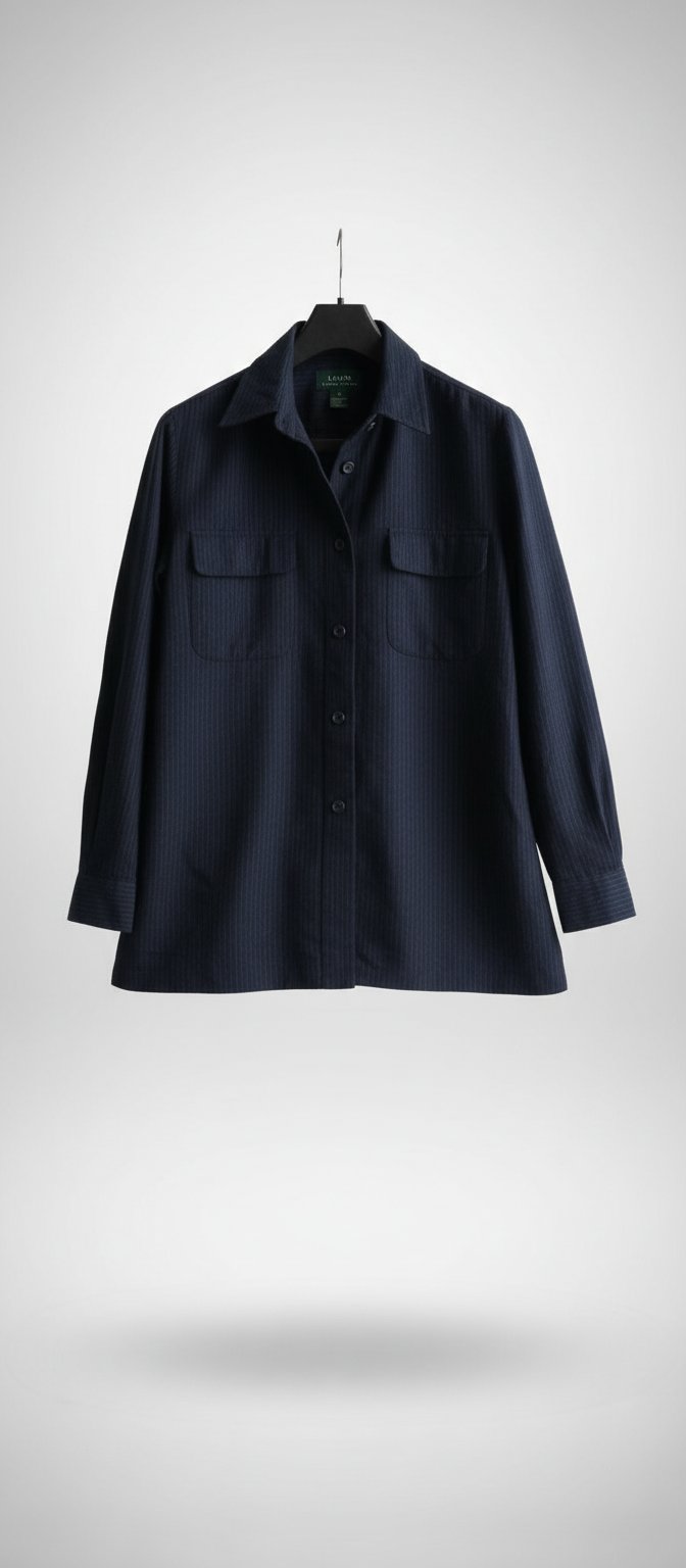 Chemise à rayures fines 
