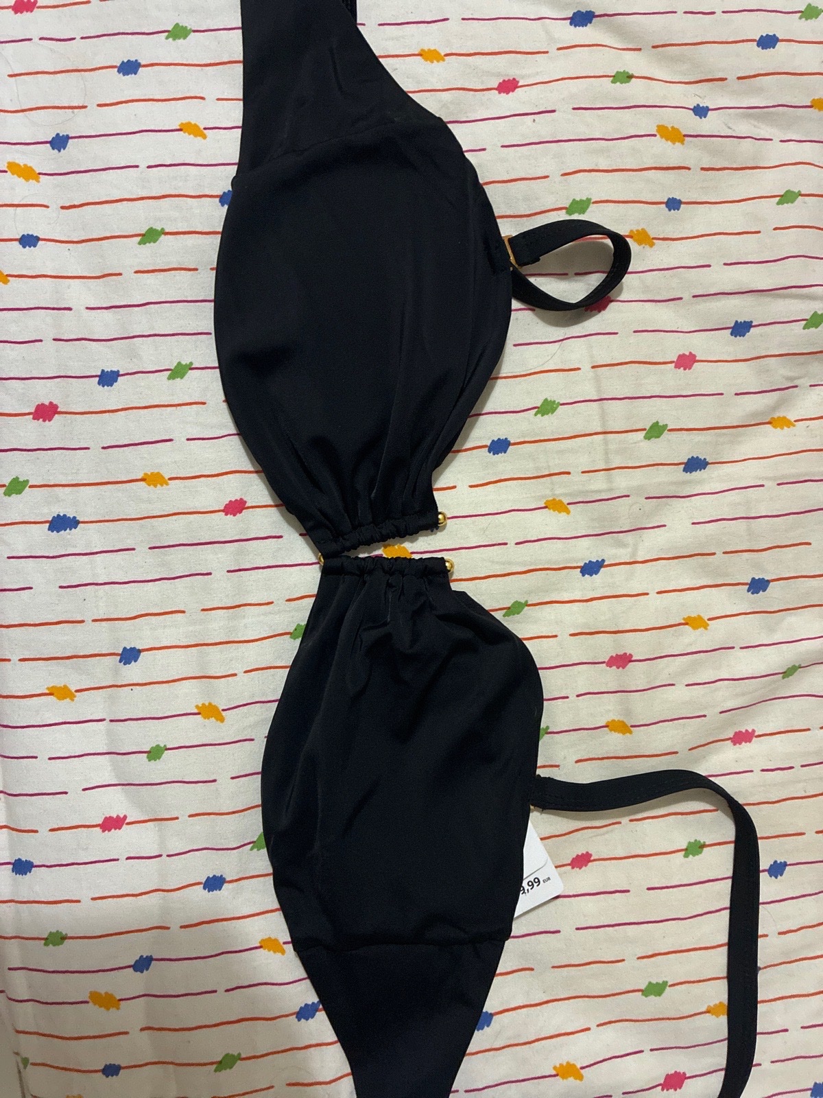 Haut bikini neuf noir et dore🖤💛