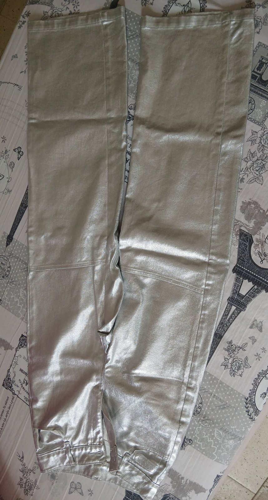 Pantalon argenté