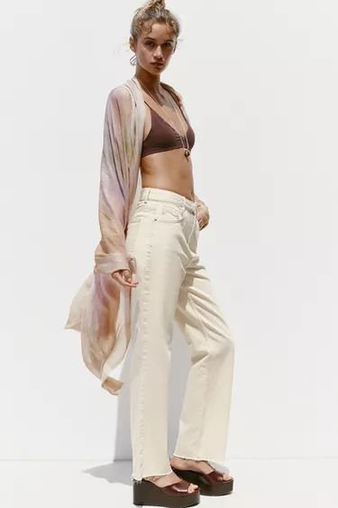 Pantalon blanc cassé
