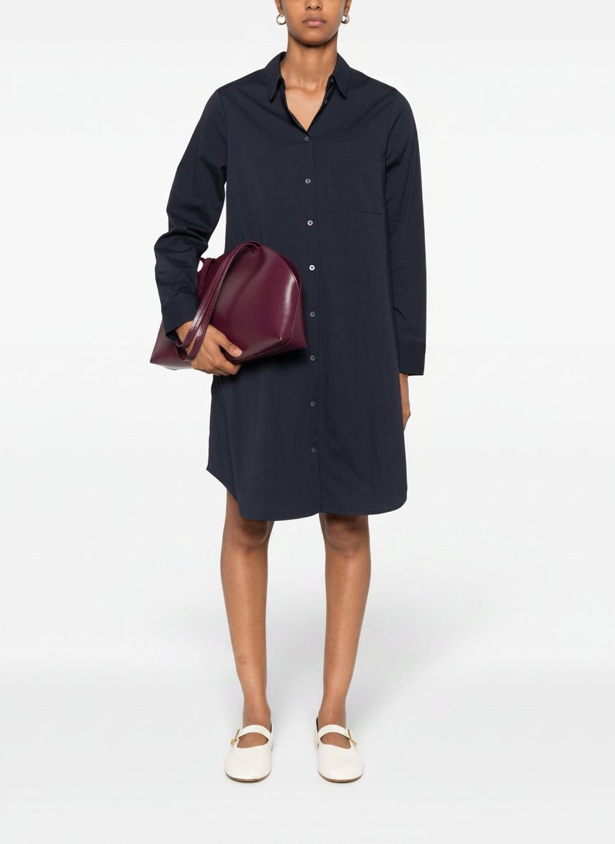 Robe chemise satiné 