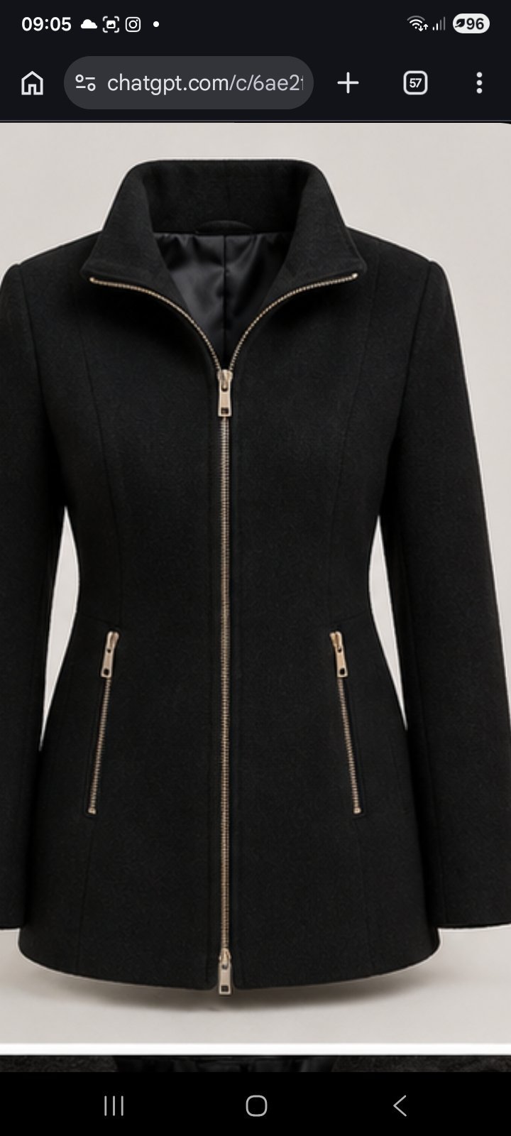 Un manteau en lin tres comfortable.